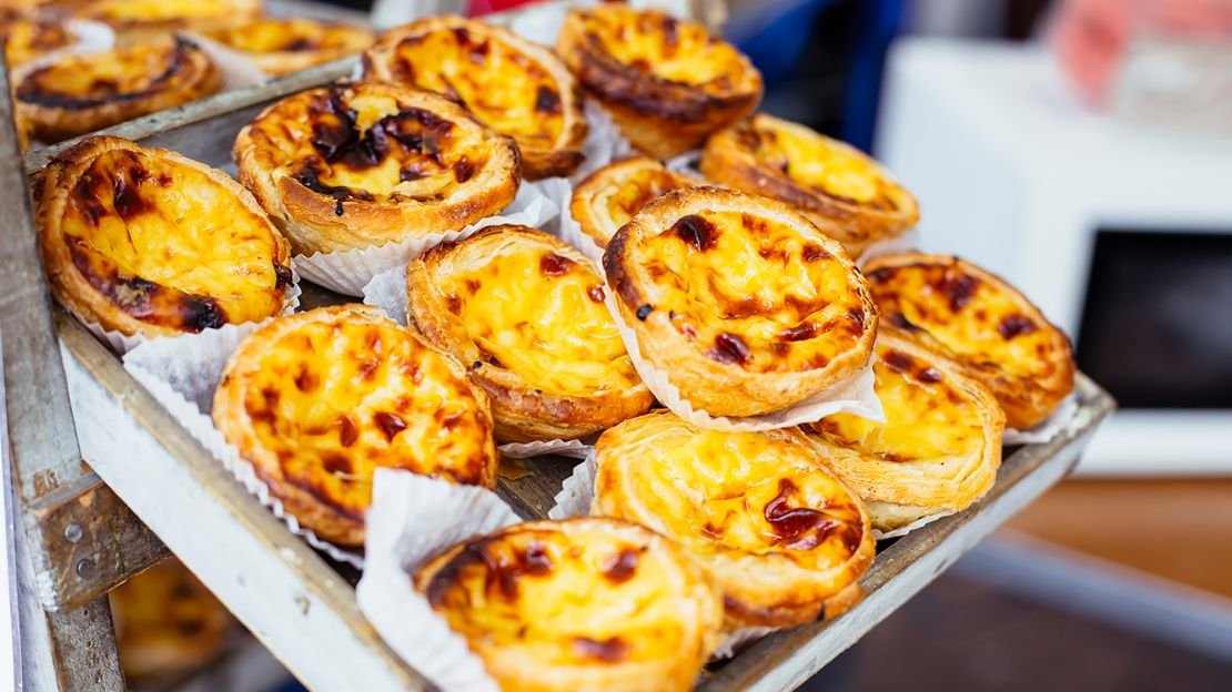 Pastel de nata: A Portuguese classic.